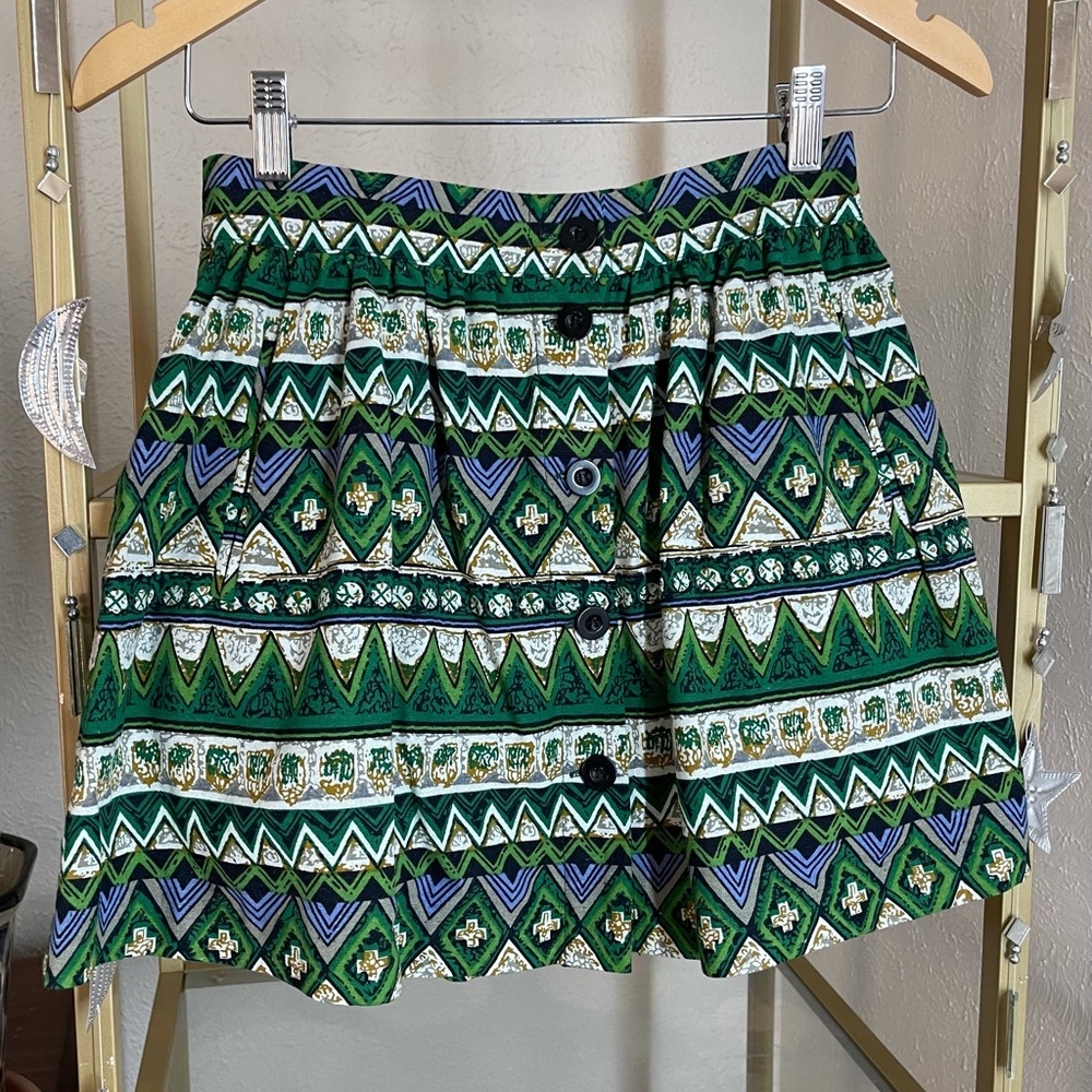 Mid 00s Forever 21 Print Skirt